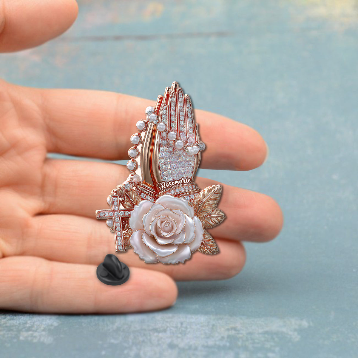 Foi éternelle - Épingle chrétienne personnalisée