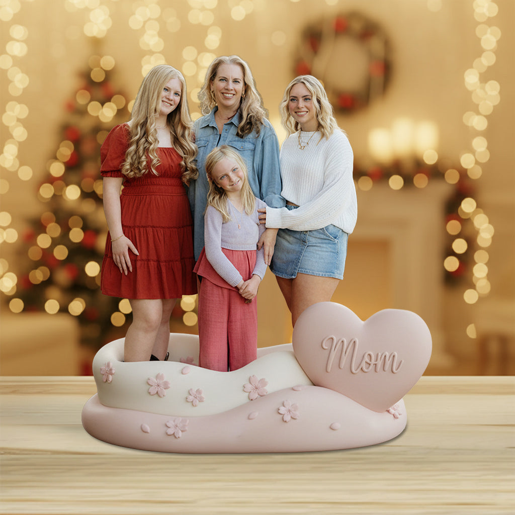 Plaque acrylique personnalisée à partir de n'importe quelle photo - Cadeau unique pour la fête des mères (maman, grand-mère)