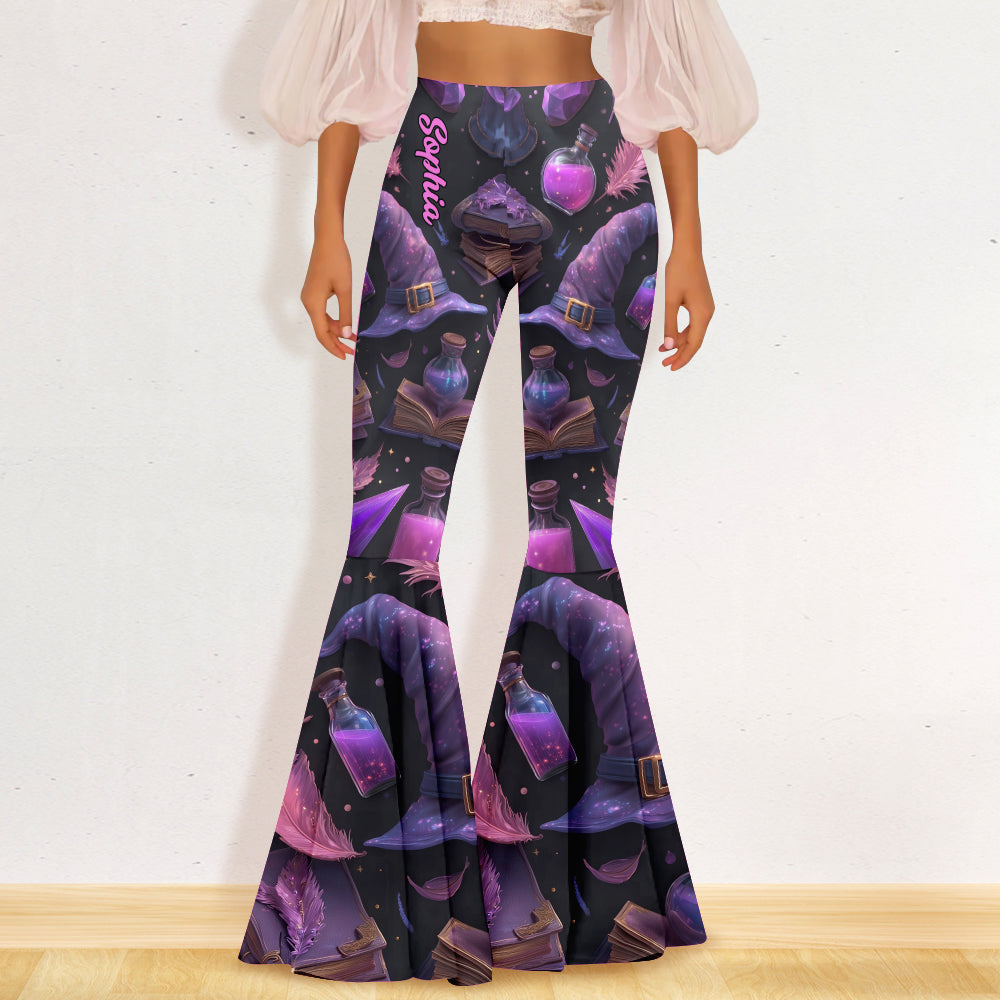 Purple Witch - Personalized Witch Flare Leggings