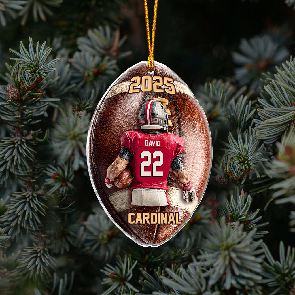 Jour de match - Ornement de football personnalisé