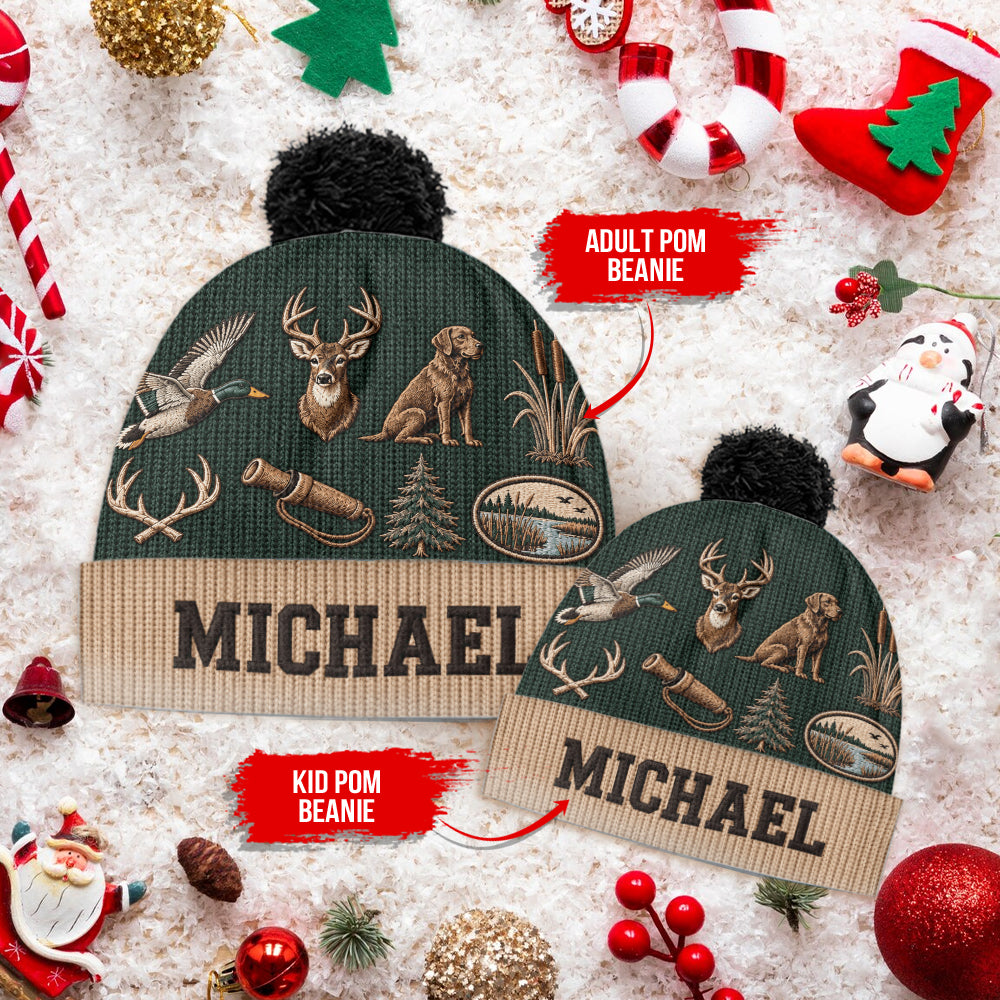 Love Hunting - Personalized Hunting Beanie Hat