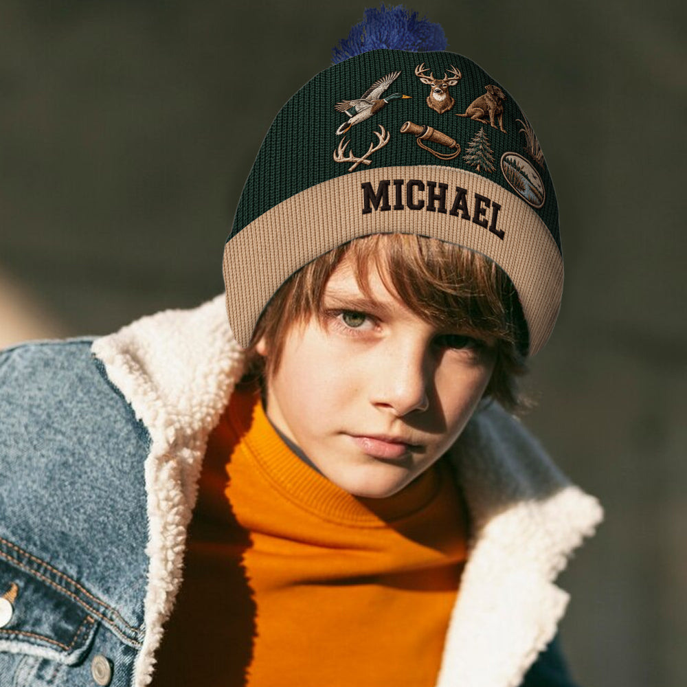 Love Hunting - Personalized Hunting Beanie Hat