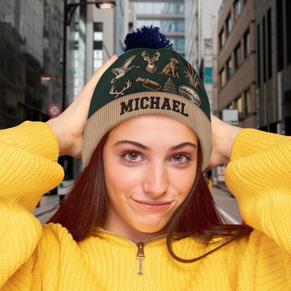Love Hunting - Personalized Hunting Beanie Hat