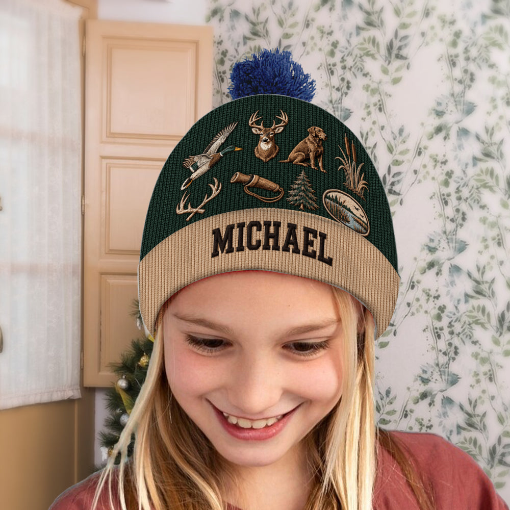 Love Hunting - Personalized Hunting Beanie Hat