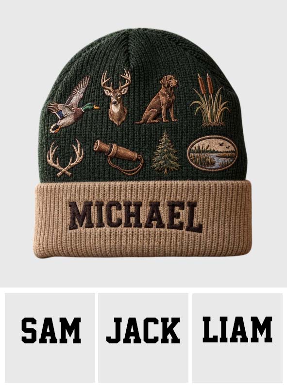 Love Hunting - Personalized Hunting Beanie Hat