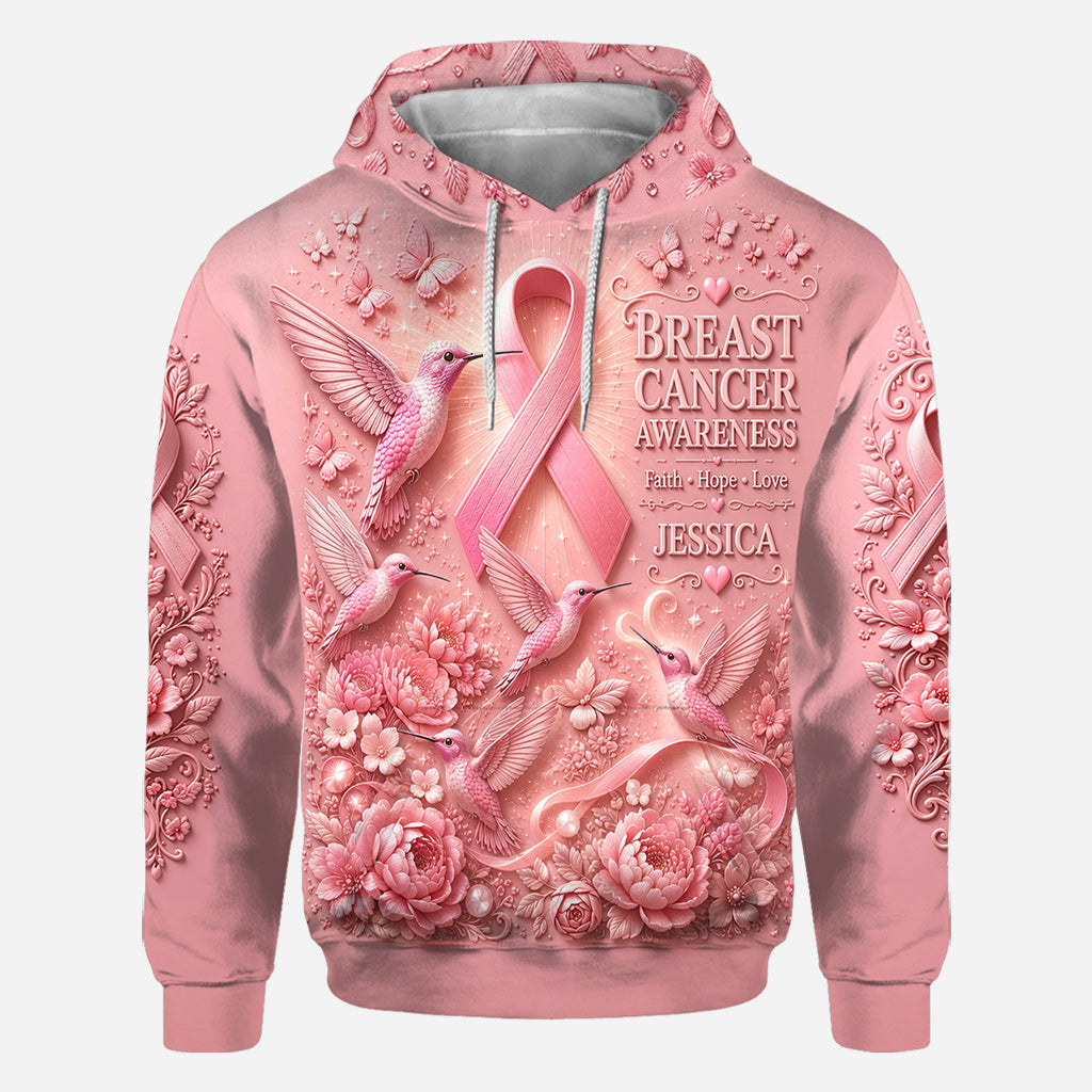 Breast Cancer Awareness - Personalized Breast Cancer Awareness All Over Shirt