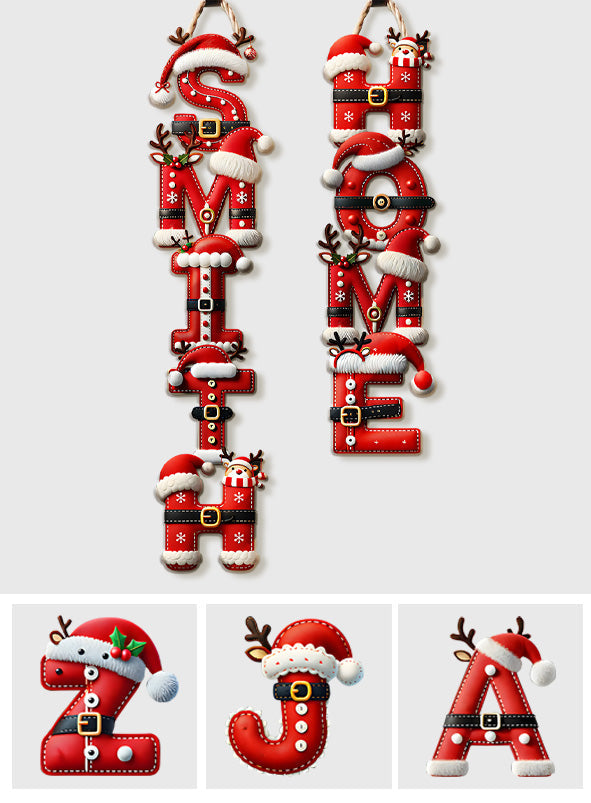 Bienvenue à la maison - Panneau en bois personnalisé pour la famille