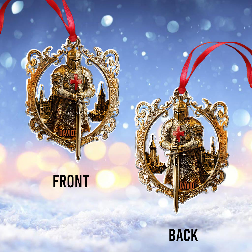Knight Of God - Personalized Christian Ornament