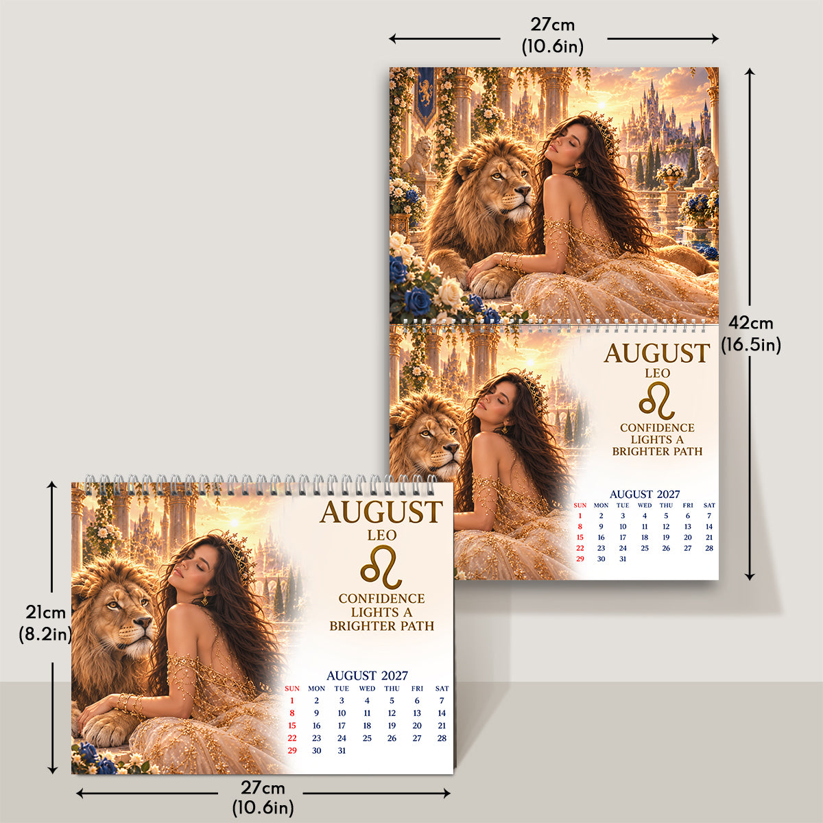 Zodiac Sign Inspiration - Personalized Horoscope Desk Calendar