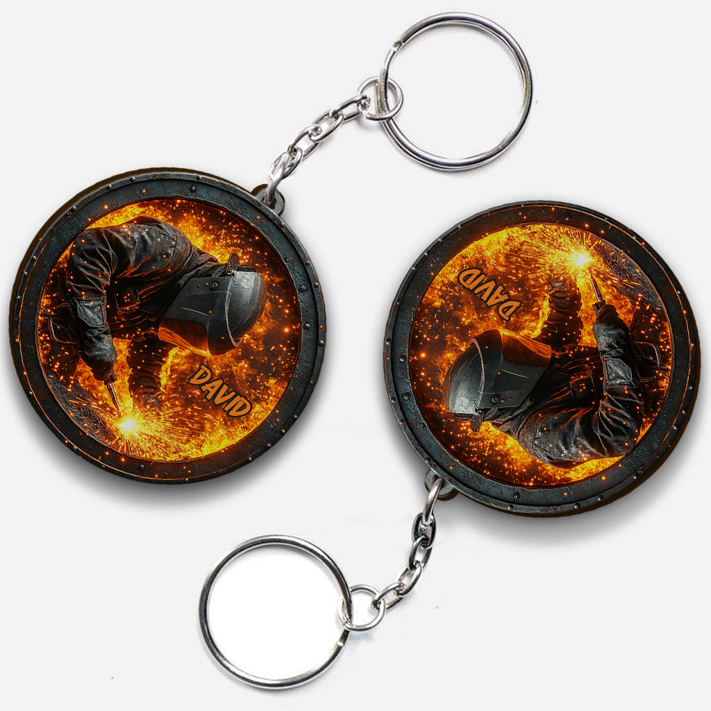 Cadeau pour soudeur - Porte-clés personnalisé pour soudeur
