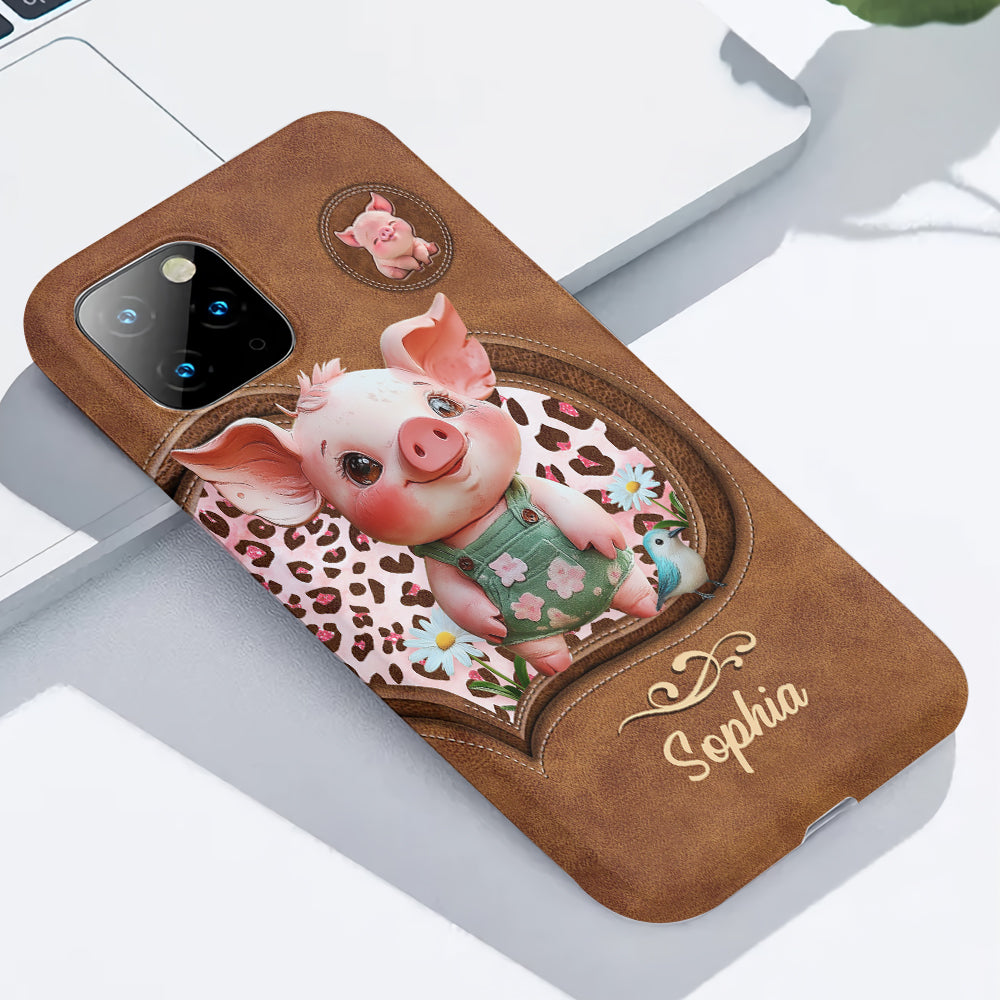 Cute Pig - Personalized Pig Lover Full Print Phone Case