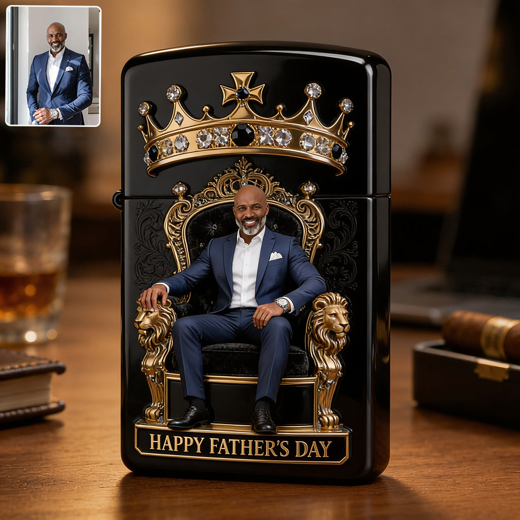 Photo Personnalisée Le Meilleur Papa/Papi/Oncle... - Briquet Personnalisé