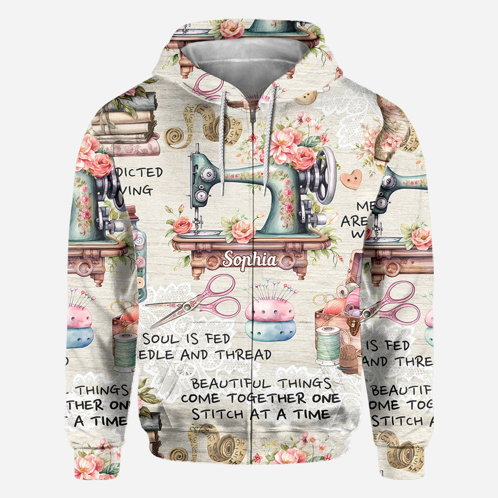 Accro à la couture - Chemise personnalisée à coudre sur tout le tissu