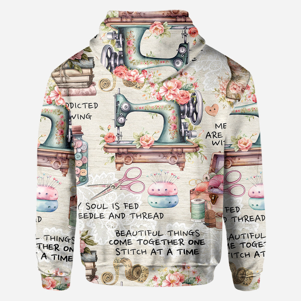 Accro à la couture - Chemise personnalisée à coudre sur tout le tissu