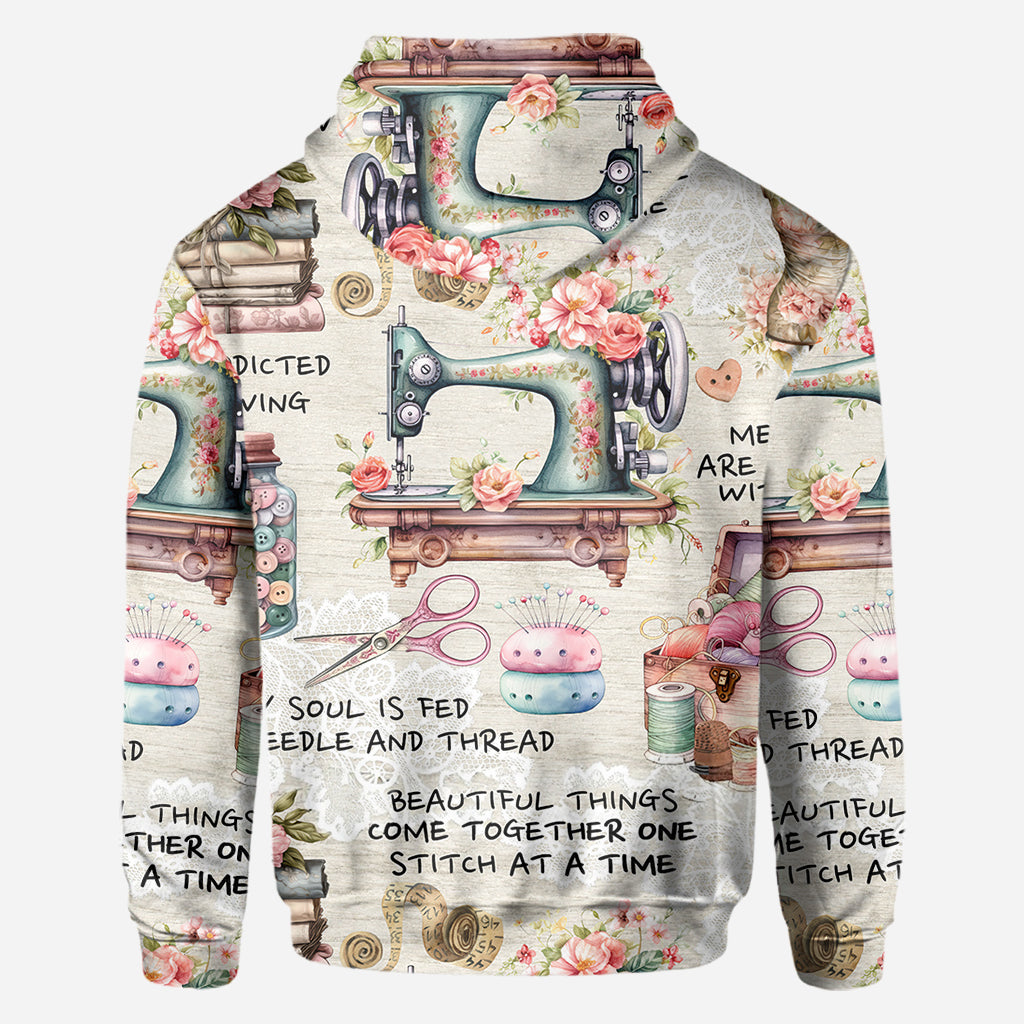 Accro à la couture - Chemise personnalisée à coudre sur tout le tissu