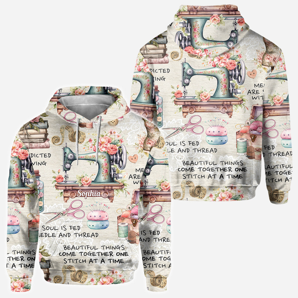 Accro à la couture - Chemise personnalisée à coudre sur tout le tissu