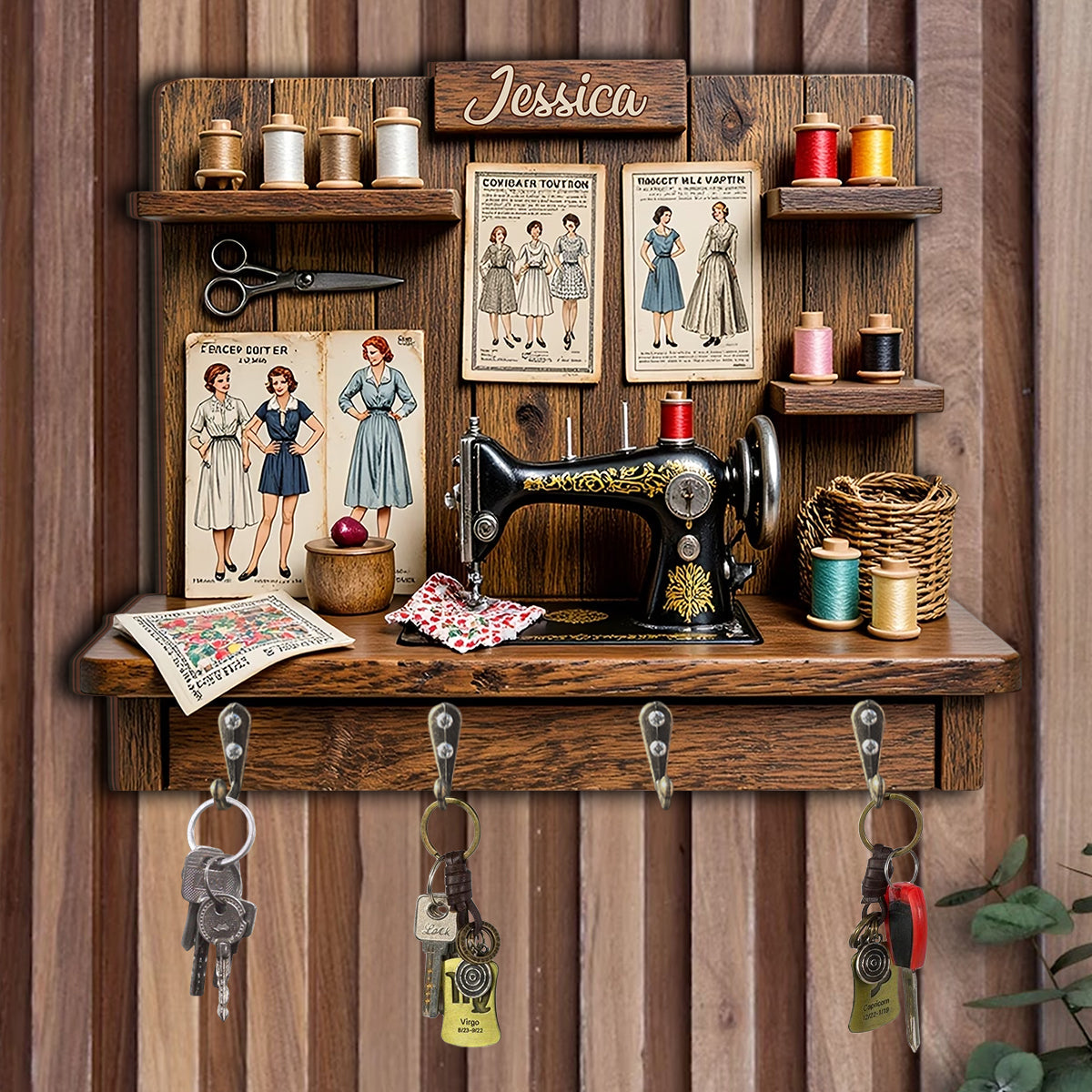 Passionnée de couture - Porte-manteau de couture personnalisé et sur mesure