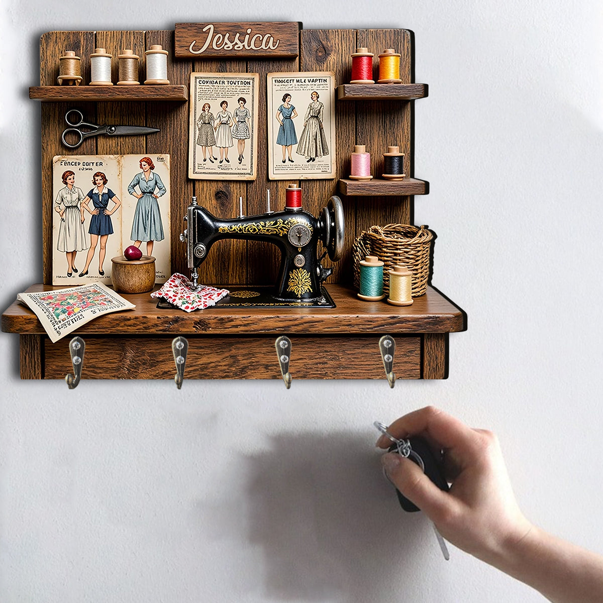 Passionnée de couture - Porte-manteau de couture personnalisé et sur mesure