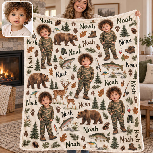 Love Hunting - Personalized Hunting Blanket