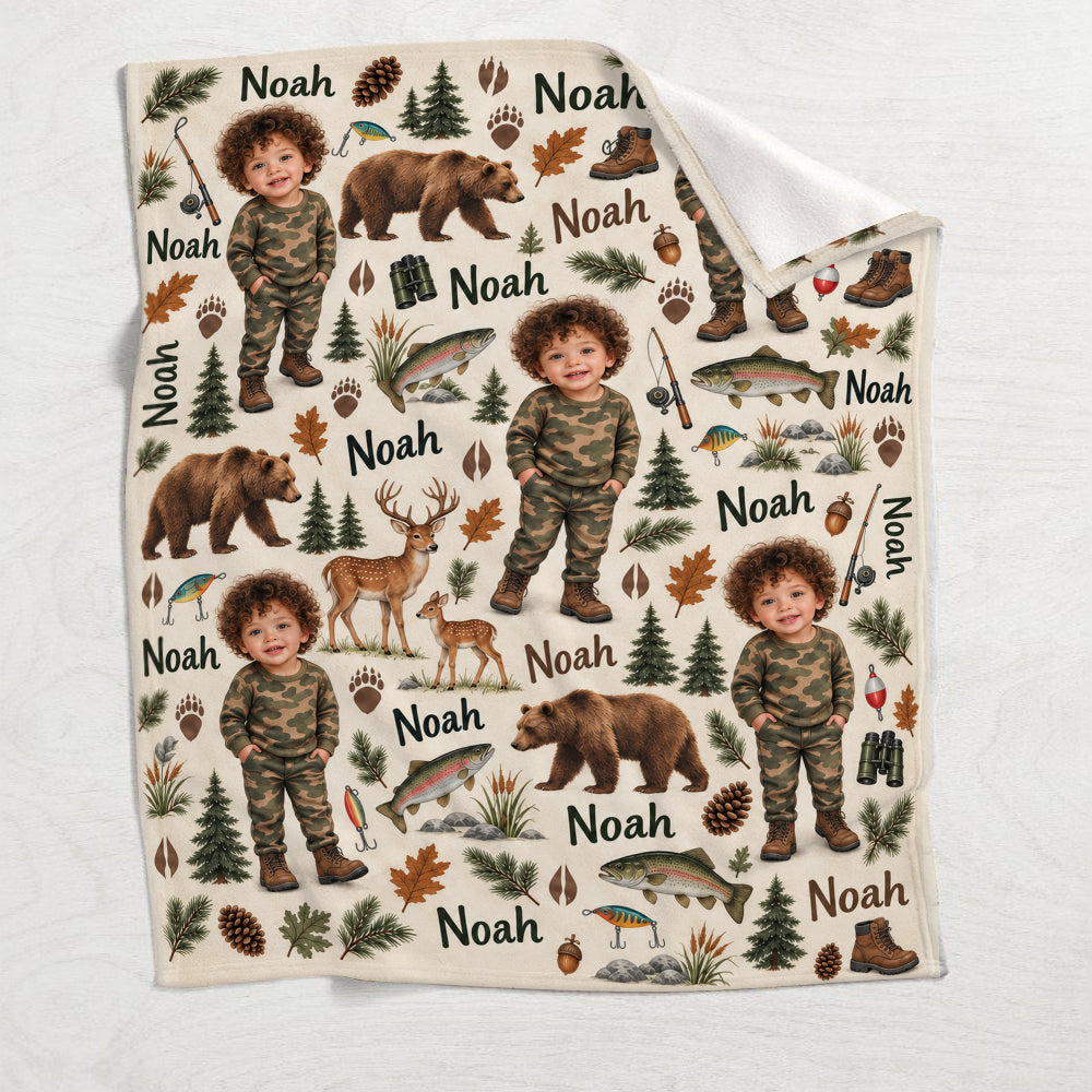 Love Hunting - Personalized Hunting Blanket