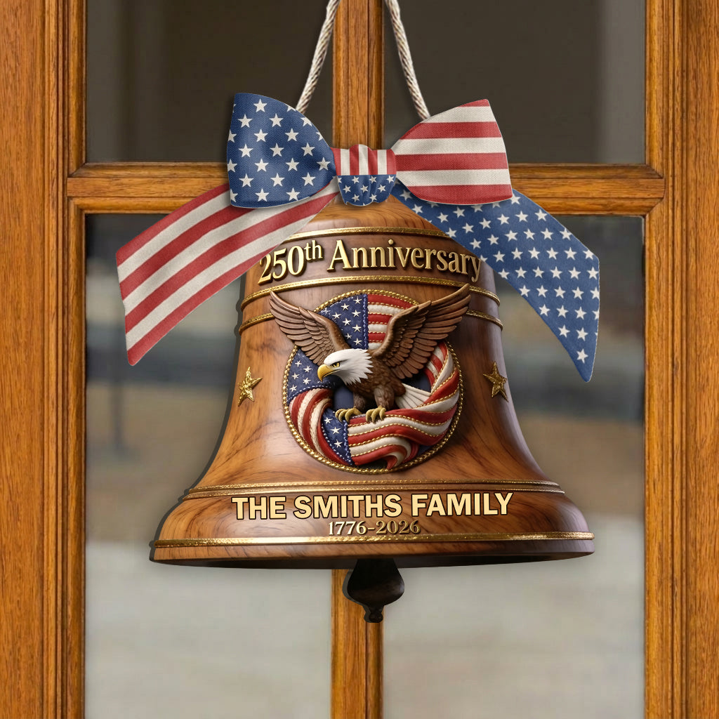 250e Anniversaire - Personnalisez le Panneau en Bois en Forme de Patriot avec Sash
