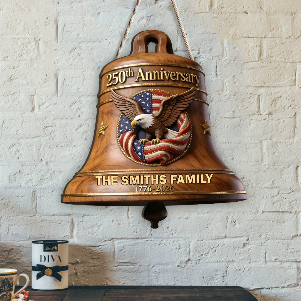 250e Anniversaire - Personnalisez le Panneau en Bois en Forme de Patriot avec Sash