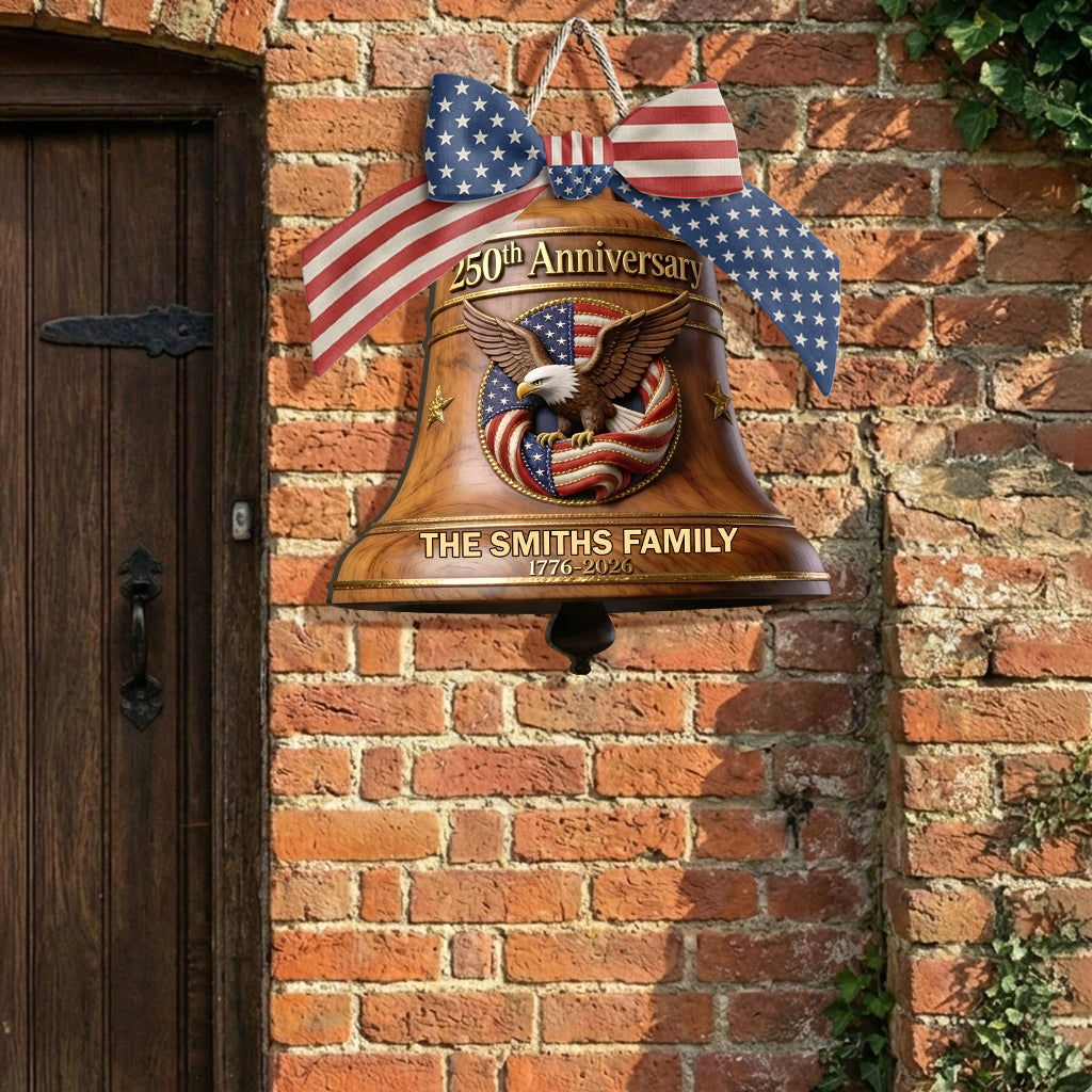 250e Anniversaire - Personnalisez le Panneau en Bois en Forme de Patriot avec Sash
