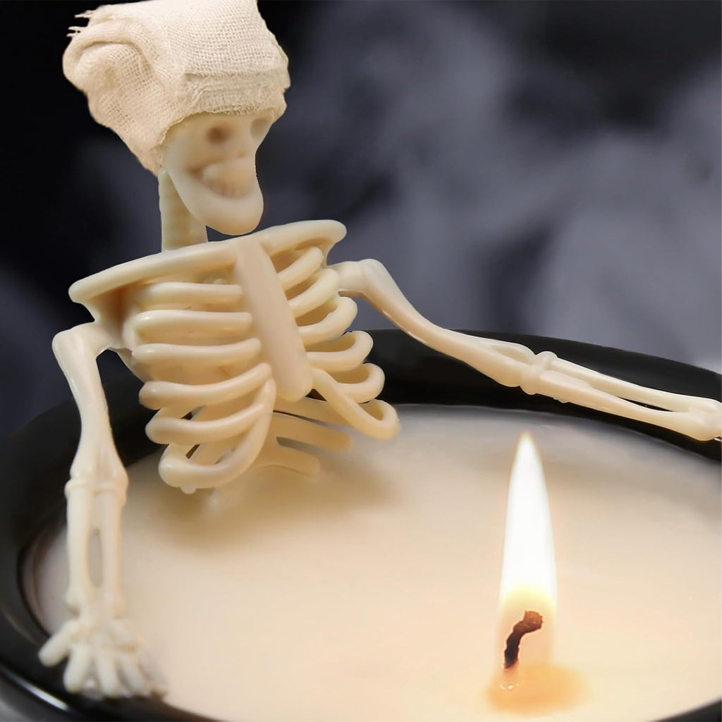 Rest Your Bones Skeleton Candle
