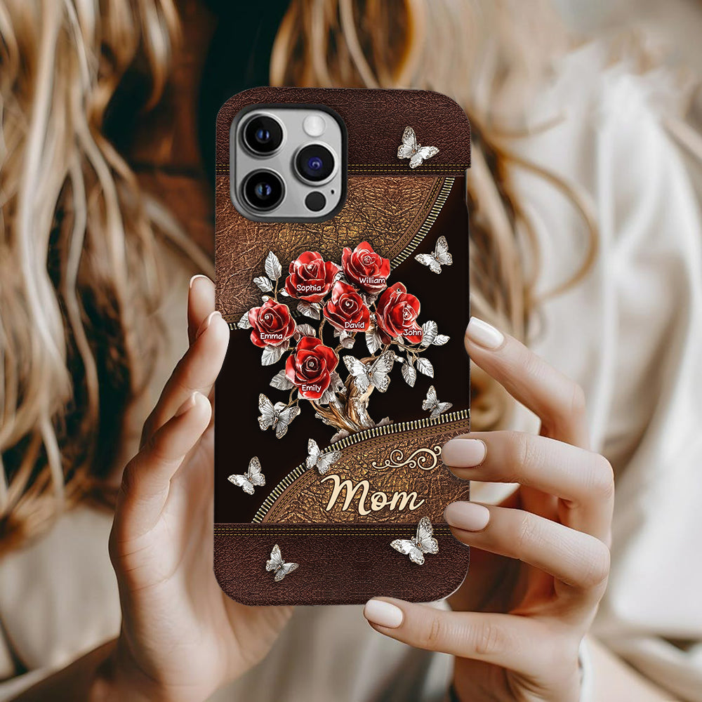 Beautiful Roses Gift For Mom, Grandma,... - Personalized Mother Full Print Phone Case