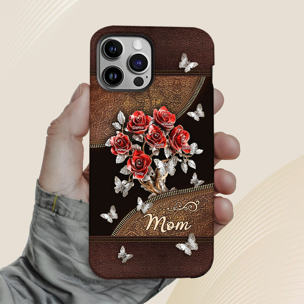 Beautiful Roses Gift For Mom, Grandma,... - Personalized Mother Full Print Phone Case