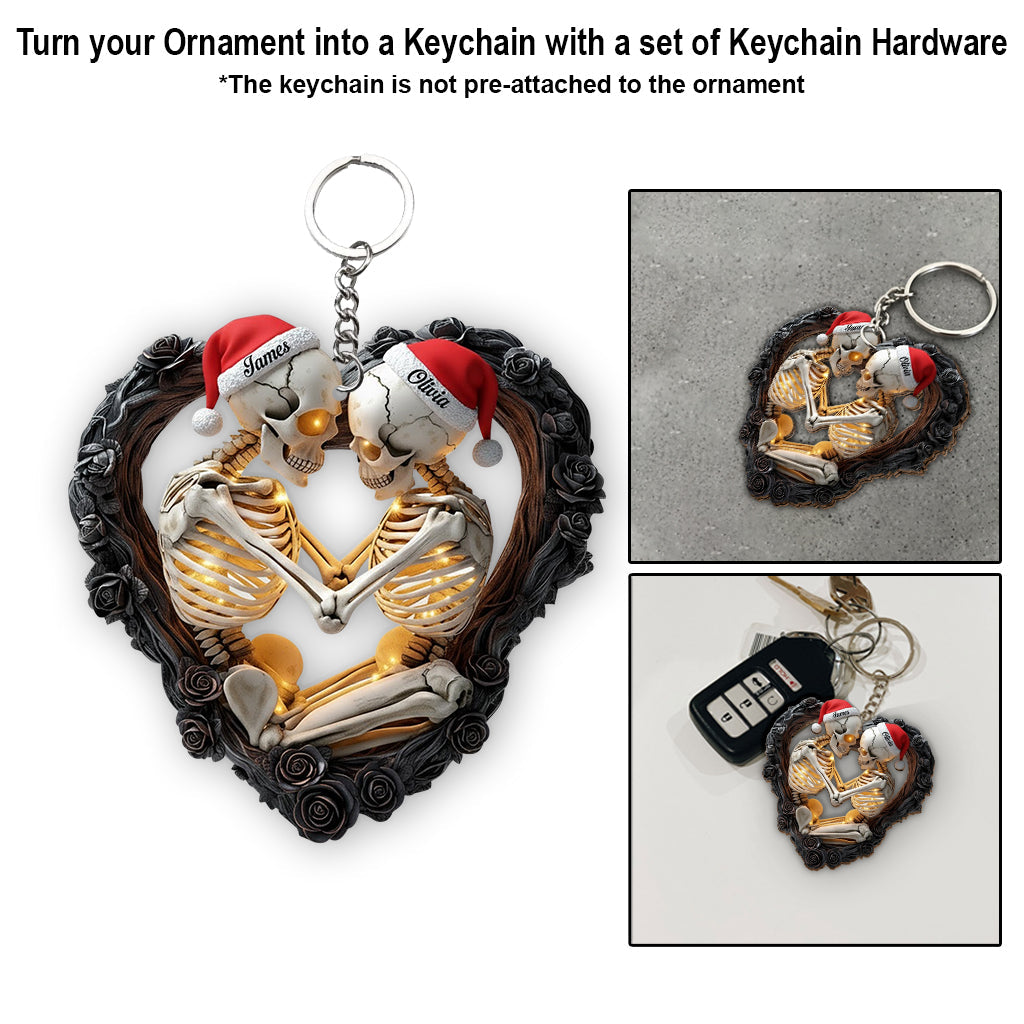 De notre premier baiser - Ornement personnalisé pour couple