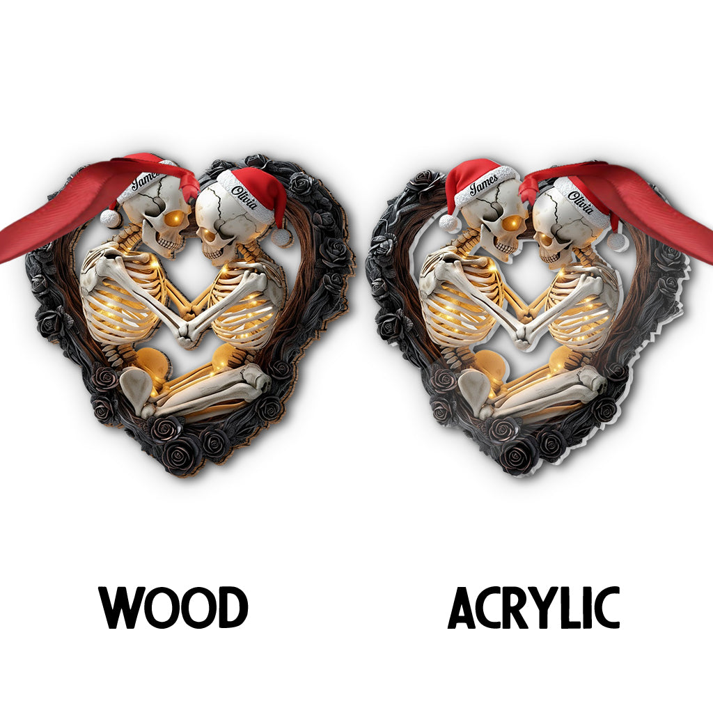 De notre premier baiser - Ornement personnalisé pour couple