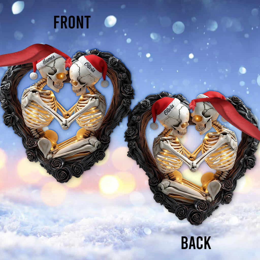 De notre premier baiser - Ornement personnalisé pour couple