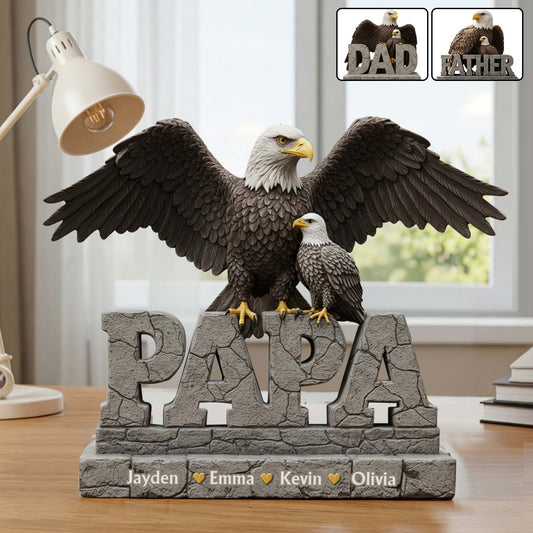 Best Dad Ever - Personalized Father Custom Shaped Acrylic Plaque