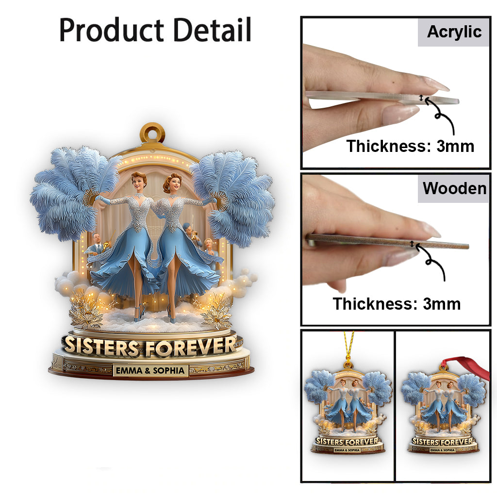 Sœurs pour toujours - Ornement personnalisé pour sœurs