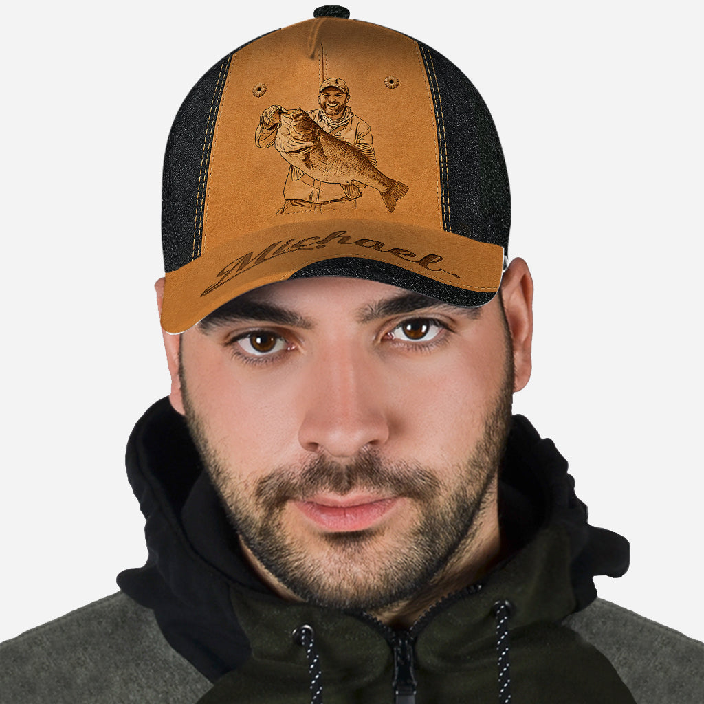 Casquette de pêche personnalisée pour Papa/ Mari/ Fils... - Casquette classique personnalisée