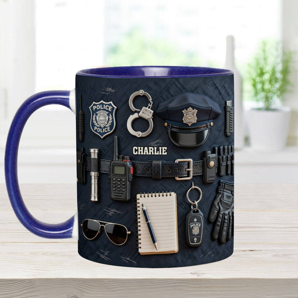 Mug personnalisé « Officier de police »