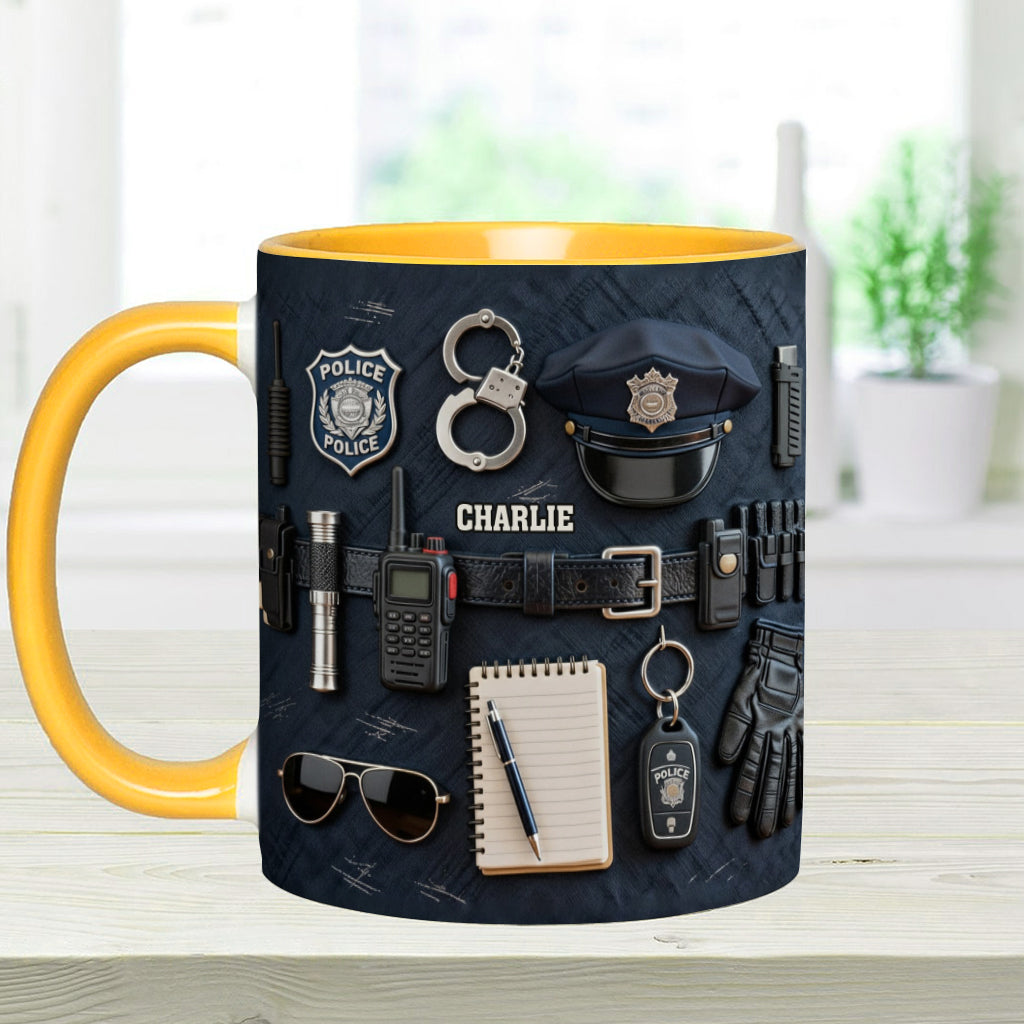 Mug personnalisé « Officier de police »