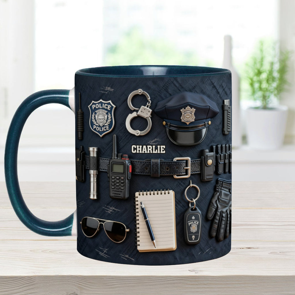 Mug personnalisé « Officier de police »
