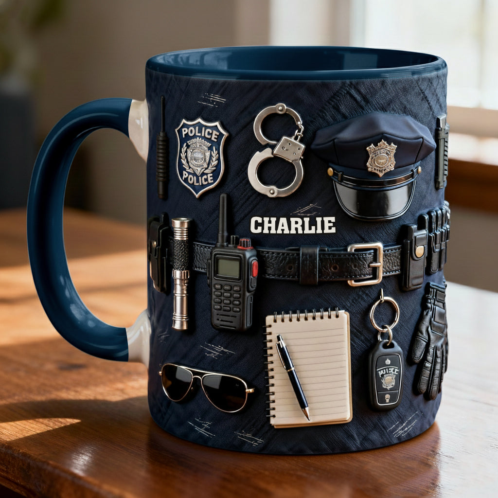 Mug personnalisé « Officier de police »