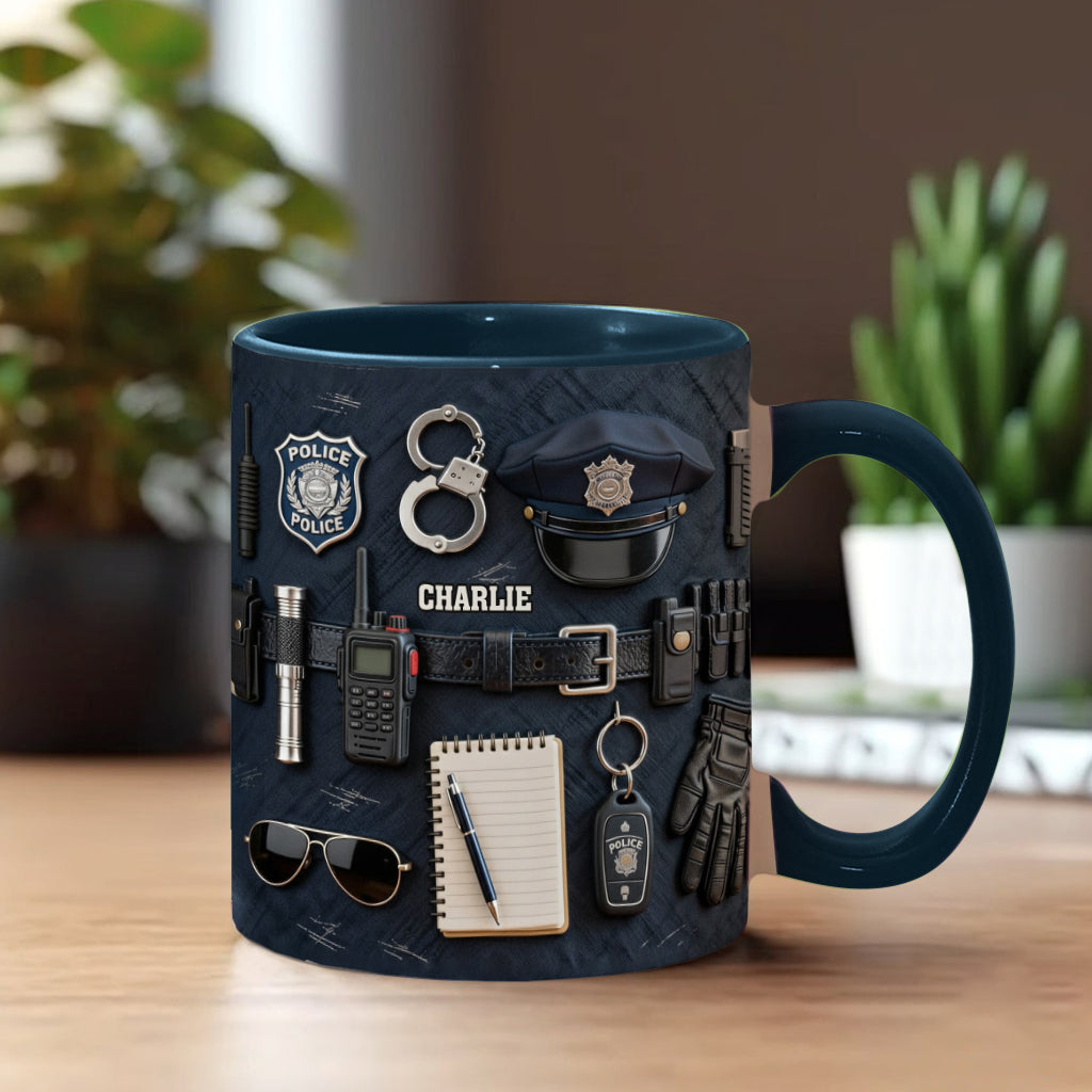 Mug personnalisé « Officier de police »