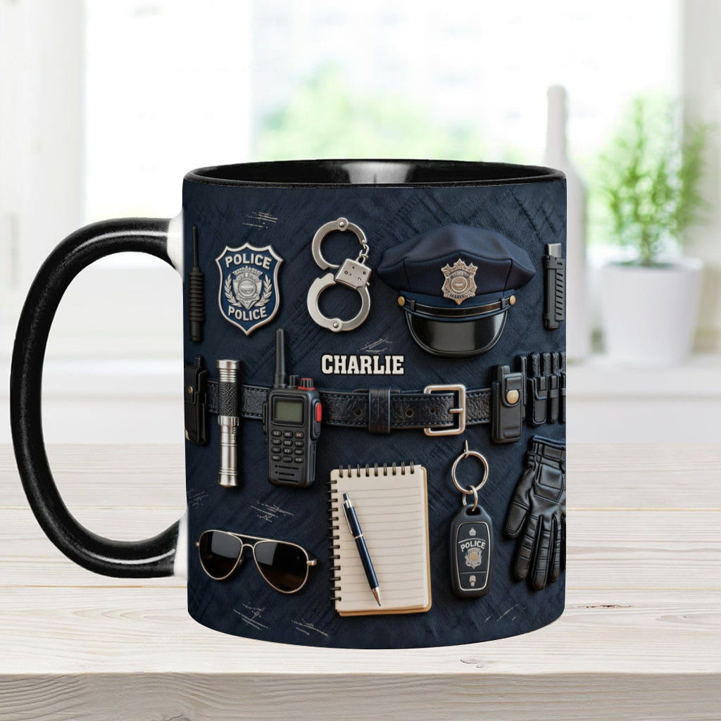 Mug personnalisé « Officier de police »