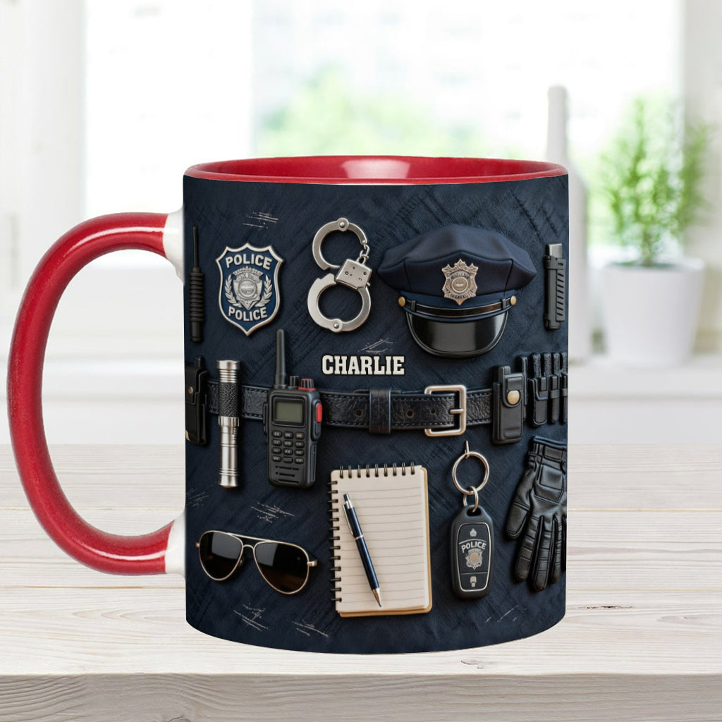 Mug personnalisé « Officier de police »