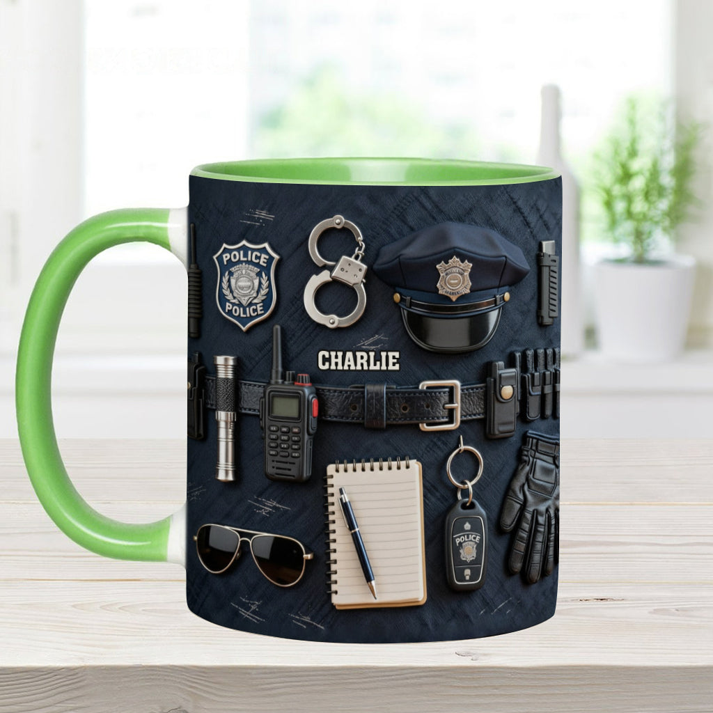 Mug personnalisé « Officier de police »