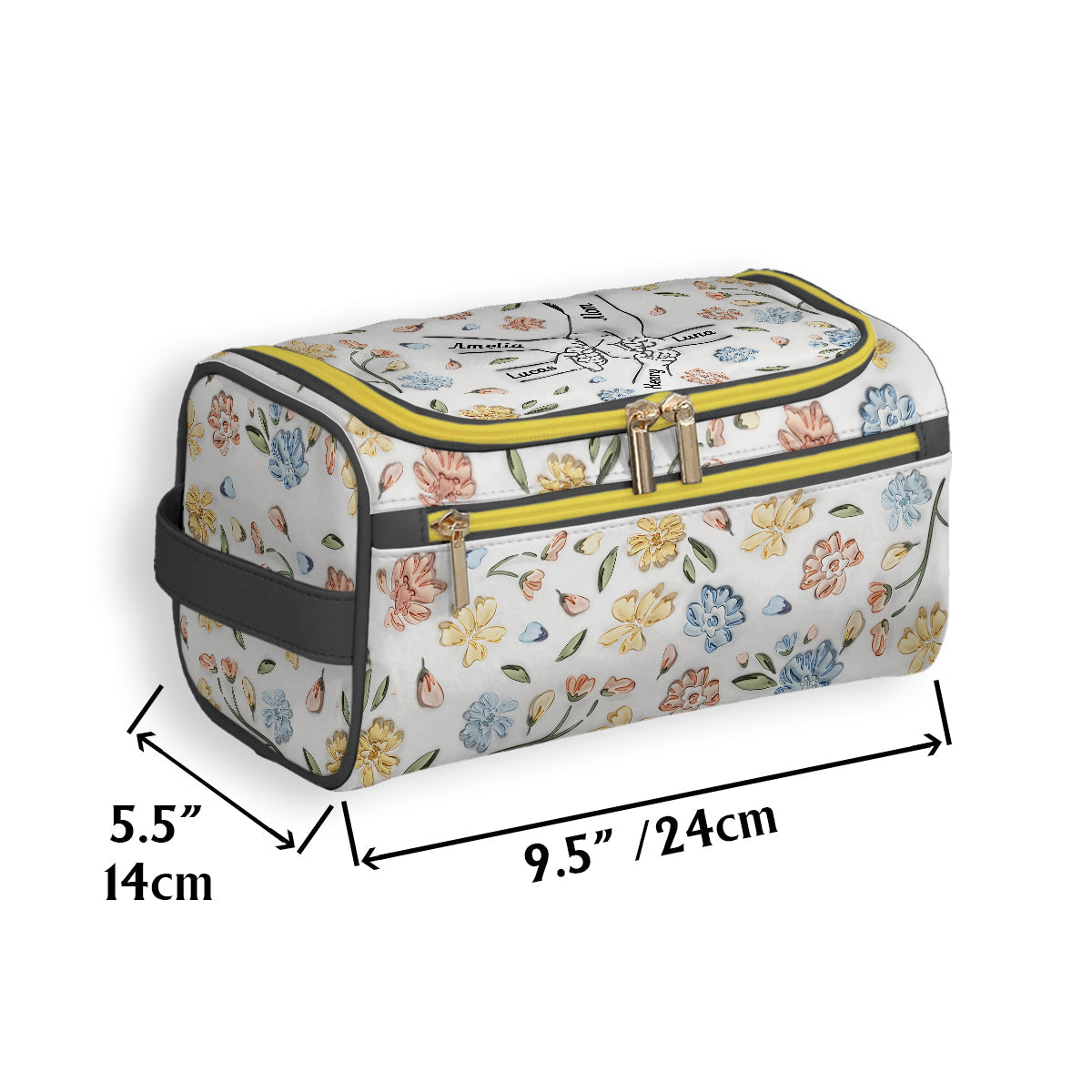 Prends ma main - Trousse de toilette personnalisée pour maman