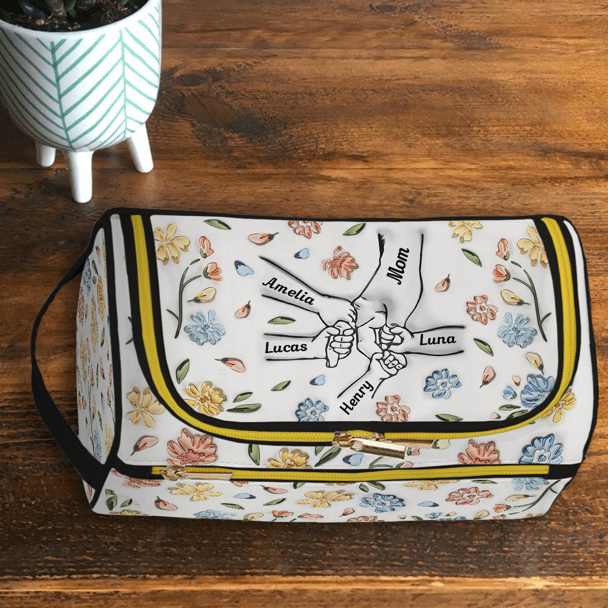 Prends ma main - Trousse de toilette personnalisée pour maman