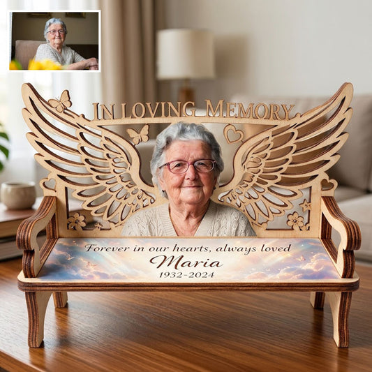 Banc commémoratif - Banc en bois commémoratif personnalisé