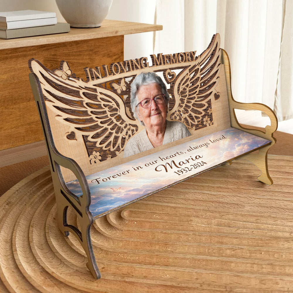 Banc commémoratif - Banc en bois commémoratif personnalisé