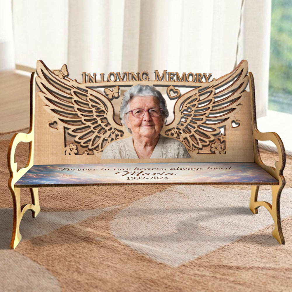Banc commémoratif - Banc en bois commémoratif personnalisé