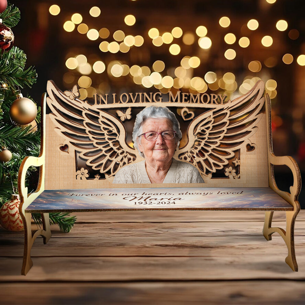 Banc commémoratif - Banc en bois commémoratif personnalisé
